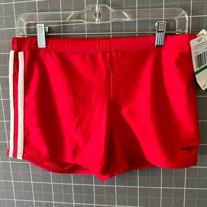 Men’s Speedo swim trunks square cut,  size L